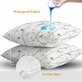 thumbnail image 4 of Throw Pillow Covers 16x16 Inch Set of 2, Sparrow Waterproof Outdoor Pillow Covers, Spring Birds on The Branches Vintage Country Decorative Cushion Pillowcases for Couch, Sofa, Bed, Garden, Patio, 4 of 9