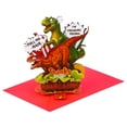 thumbnail image 2 of Tarjeta de Felicitación DESIMPLE Dino Divertido 3D Pop Up 14 cm, 2 of 9
