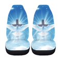 thumbnail image 5 of XYZCANDO White Dove Pattern Auto Seat Covers for Man Thin Car Seat Covers Decorative Elastic, for Truck Sedan SUV, 5 of 10