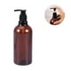 thumbnail image 4 of FELTECHELECTR 2 botellas rellenables con atomizador de aceite esencial, maquillaje líquido, 500 ml (botella marrón y bomba de color aleatorio), 4 of 6