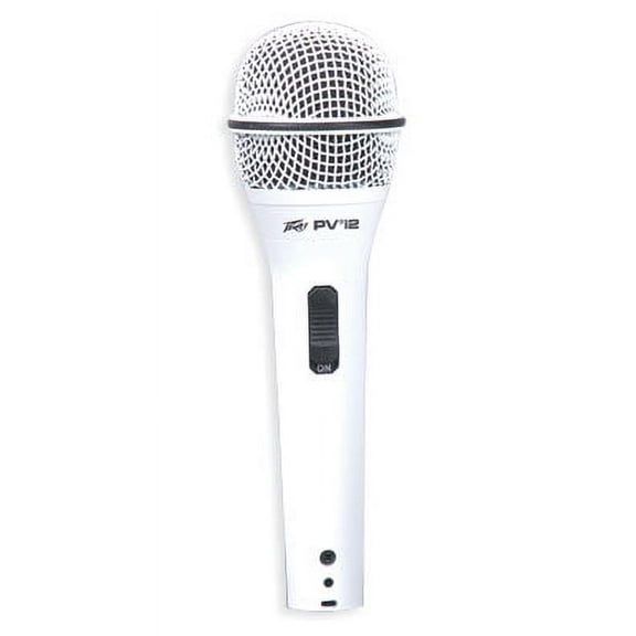 Peavey PVI 2W XLR Dynamic Undirectional Cardioid Microphone - White 593440 New