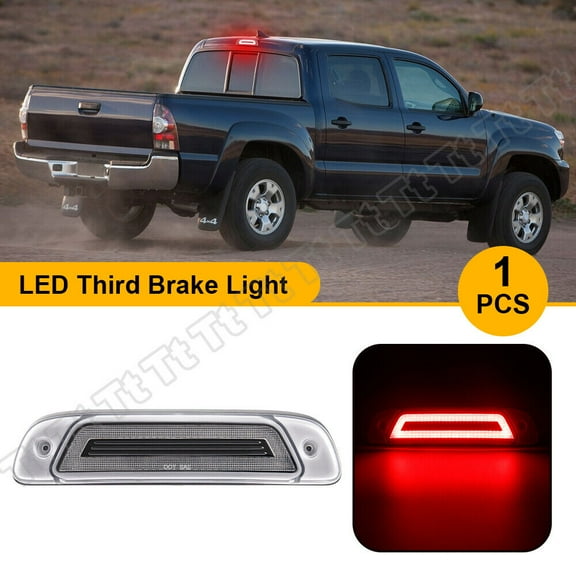 Clear LED 3rd Brake Light 3rd Rear Stop Tail Light For for Toyota Tacoma 1995-2015-