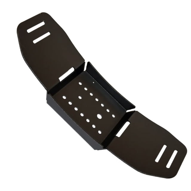 Rockslide Engineering Spare Tire Accessory Mount AC-TR-102S-1 Use To Store Additional Fuel Or Accessories; Powder Coated; Textured Black; 11 Gauge Steel; Single