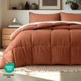 thumbnail image 6 of Bare Home Down Alternative Comforter Set - 2-Pieces - All Seasons - Twin/Twin-XL, Terracotta, 6 of 10
