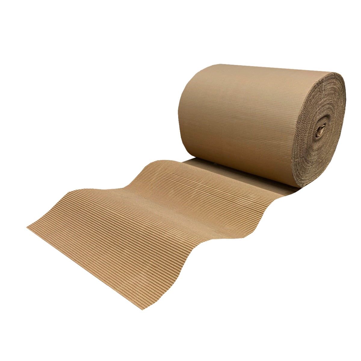 UOFFICE Corrugated Wrap, 18" x 250', 1/8" Thick - B Flute - Cardboard Wrap, 1 Count