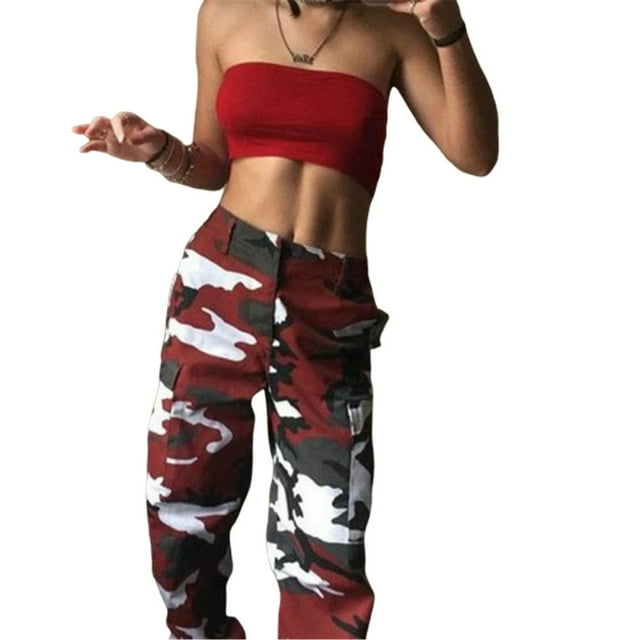 Pantalon Long de Camouflage Sportif pour Femmes