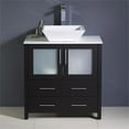 thumbnail image 3 of Fresca Torino 30" Espresso Modern Bathroom Cabinet with Top and Vessel Sink, 3 of 3