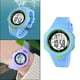 thumbnail image 4 of Reloj digital para niños y niñas, resistente al agua, para exteriores, electrónico, de pulsera con Azul claro, 4 of 9