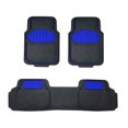 thumbnail image 1 of FH Group Universal Auto Floor Mats Full Set 3pcs for Car SUV Vans F11500Blue, 1 of 5