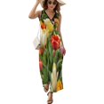 thumbnail image 1 of Tulip Vestido Sin Mangas Para Mujer, Traje De, Ropa De Cumpleaños, Verano, 1 of 5