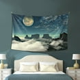 thumbnail image 3 of ZICANCN Funny Tapestry for Bedroom Aesthetic,Lunar Landscape Pattern Wall Tapestry for Living Room 60x40 Inches, 3 of 8