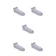 thumbnail image 1 of Minnieouse 1 par de calcetines para hombre, cómodos calcetines deportivos informales suaves al tobillo, Color sólido, accesorio para pie portátil para malla gris 5piezas Minnieouse CBP010602, 1 of 4