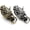 One Each Color, variant on Wolf Concho Screw Back Conchos Wallet Connector Key Chain Leathercraft 2 pcs (One Each Color)