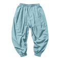 thumbnail image 6 of Ruyang Toddler Baby Boys Drawstring Harem Pant Lightweight Loose Fitting Sports Pants Kids Solid Breathable Casual Sweatpant, 6 of 6