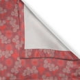 thumbnail image 3 of Ambesonne Cranberry Kitchen Curtains, Vintage Motifs Branches, 55"x45", Dried Rose Hot Pink, 3 of 3