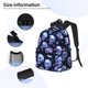 thumbnail image 3 of Balery crystal Skull Mochila para Mujeres y Hombres, Mochila Ligera Casual para Viajes, Mochila Clásica Básica para la Universidad, 3 of 6