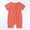 Orange, variant on uublik Baby Romper Cute Pattern Short Sleeve Double Zipper Romper Jumpsuit Light blue 9-12 Months