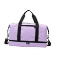 thumbnail image 2 of Artículo personal subraye Carry en bolso bolso de tiras ajustables bolsas de gimnasia bolsas de viaje pequeñas para viajes de campamento al aire Violeta, 2 of 9