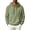 Army Green, variant on Men's Cotton Linen Long Sleeve Pullover Hooded Shirt Loose Fit Drawstring Hoodie Kangaroo Pocket