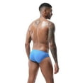 thumbnail image 4 of Ketyyh-chn99 Mens Swim Trunks Swimwear Man Swimsuit Swim Trunks Bathing Beach Wear Surf Boxer Briefs Sky Blue,XL, 4 of 4