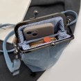 thumbnail image 3 of Casual Damas Beso Lock Denim Mujeres Diaje Viajes, 3 of 8