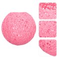 thumbnail image 4 of SHISUYAN Paper Rattan Ball Lamp Shade Home Ceiling Light Shade Chic Table Light Cover, 4 of 8