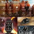 thumbnail image 3 of TIGRADE 1.91-inch Men's Smartwatch with 100+ Sport Modes, Call Answer/Dial/IP68 Water Resistant, Men's Good Gift and Fits for Android and Iphone, GREY, 3 of 8