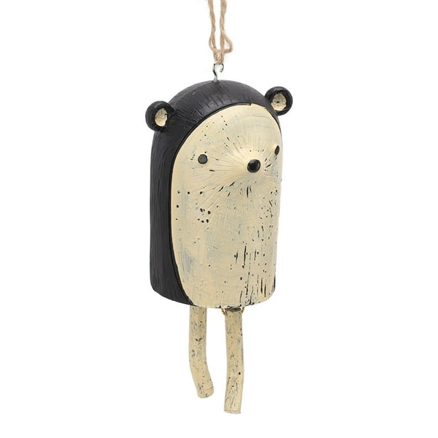 Rustic Animal Wind Chimes, Hand Made Multipurpose Garden Wind Chimes For Trees E Hedgehog