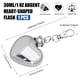 thumbnail image 3 of Eoozwa 3 Packs Heart Shaped Keychain Whiskey Flask 1oz Stainless Steel Portable Mini Liquor Bottle for Gifts Travel Outdoor Party Accessories Alcohol Container, 3 of 6