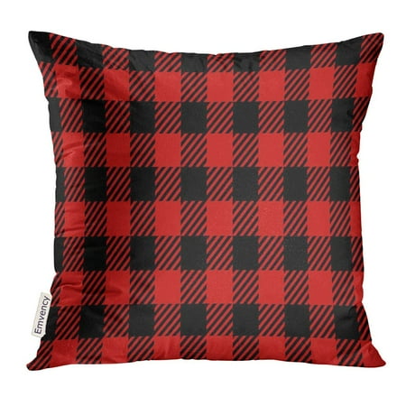 EREHome Abstract Red and Black Lumberjack Buffalo Plaid Checkered ...