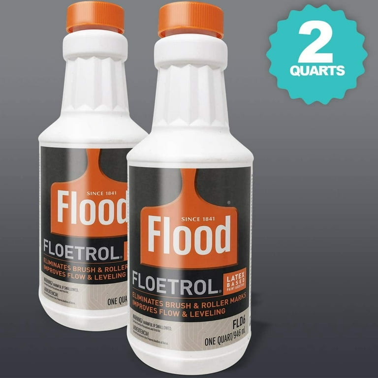 Floetrol Paint Additive Pouring Medium for Acrylic Paint - Flood Flotrol Additive & Paint Extender 2-Pack, 20 Pixiss Wood Mixing Sticks Paint Pouring