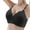 Black, variant on Women's Fashion Casual Breathable Tube Top Bra Without Steel Ring, Lace Stitching, Adjustable Shoulder Straps, Suitable for Daily Wear, Multiple Sizes