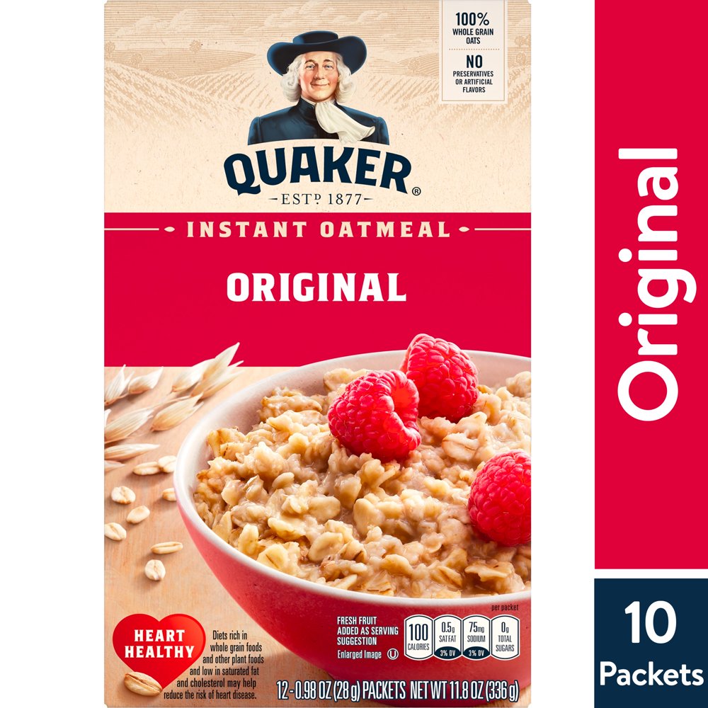 Quaker Instant Oatmeal, Original, 12 Packets