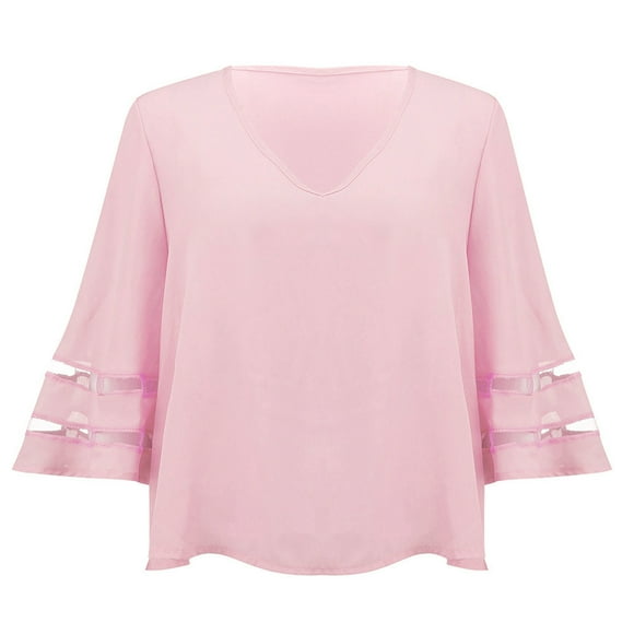 snowsong Shirts for Women,2024 New Comfortable Women Sheer Mesh Fishnet T-Shirt Crop Top Short Sleeve Net Tee Shirt,Plus Size Tops,Womens Tops,Womens Fashion,(Clearance) Pink 2XL