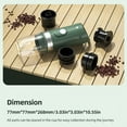 thumbnail image 3 of Portable Electric Espresso Coffee Machine Cordless Heat and Cold Brew 3oz Single Serve Mini Coffee Maker with 3-IN-1 Coffee Powder/N Capsule/DG Capsule 20Bar Pump Pressure Rechargeable 9600mAh Battery, 3 of 9