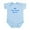 Sky Blue, variant on CafePress - Hi Im New Here Body Suit - Baby Light Bodysuit, Size Newborn - 24 Months