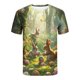 thumbnail image 5 of Tops para hombre, blusas y camisas de manga corta con cuello redondo para hombre, jersey informal con cuello redondo y estampado de Pascua para hombre, camisetas deportivas de manga corta, blusas de p, 5 of 5
