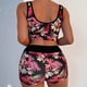 thumbnail image 3 of Gibobby Conjunto de traje de baño de bikini Bikini de cintura alta para mujer, bañadores sexys de dos piezas con realce, traje de baño Vintage, conjunto (Rojo,XL), 3 of 5