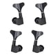 thumbnail image 2 of Clavijas de afinación de cuerdas selladas, máquinas, clavijas, afinadores, piezas de guitarra eléctrica, reemplazo compatible con 4/5/ Hugo Afinadores de bajo Machine Heads, 2 of 8