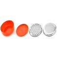 thumbnail image 4 of Cheese Grater with Container & Lid Fruit and Vegetable Chopper (Black), 4 of 5