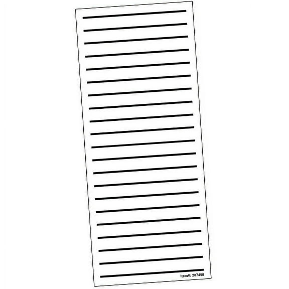 Bold Line Low Vision Shopping List- Pad of 100