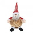 thumbnail image 5 of Hand Woven Basket Christmas Desktop Decoration, Christmas Storage Basket, Stylish Fruit Basket Food Basket for Kitchen Santa, 5 of 8