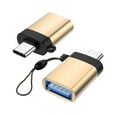 Aluminum Typec To USB 3.0 Adapter OTG Adapter Small And Portable