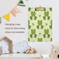thumbnail image 5 of Cartoon Cute Frog Acrylic Clipboards A4 Standard Letter Size Clipboard 12.5" X 9" Clip Board for Students Teacher Office, 5 of 7
