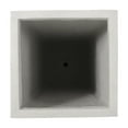 thumbnail image 6 of LiviNest Modern Tall Planter for Patio Decor: 32.5 Inch Square Planter - Indoor Outdoor Use - Drain Hole for Plant Health - Matte White Magnesium Oxide, 6 of 6