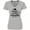 AC-Heather Grey, variant on Inktastic Christmas Nice Until Proven Naughty Women's V-Neck T-Shirt