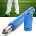 thumbnail image 1 of Jinsinto Groove Sharpener, 2 Piece Golf Groove Sharpener, for Golf Club, Suitable for U and V Groove Regrooving Tool and Cleat Cleaner, Generates Optimum Backspin, Blue, 1 of 4