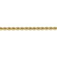 thumbnail image 3 of 14K Yellow Gold 4mm Handmade Regular Rope Chain Anklet 9 IN, 3 of 6