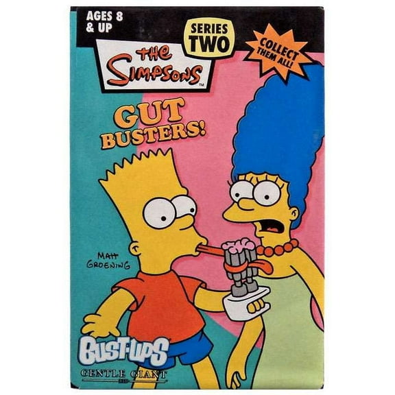 The Simpsons Series 2 Bust Ups Bart & Marge Figure