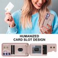 thumbnail image 3 of Tianyeda Crossbody Wallet Phone Case for Samsung Galaxy A16， PU Leather Case Back with Card Slot Magnetic Clasp Kickstand wrist holder RosePink, 3 of 5